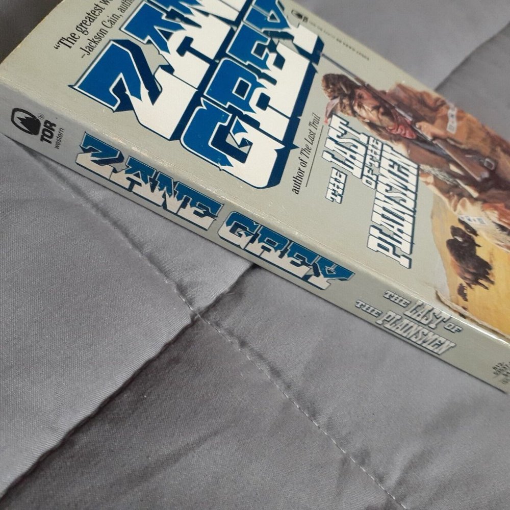 The Last Of The Plainsmen By Zane Grey Vintage 1994 Paperback Book - Picture 4 of 13